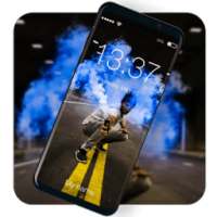 Flare Smoke Lock Screen