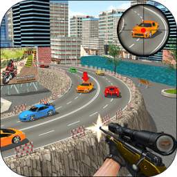 Sniper Highway Traffic Shooter 3D