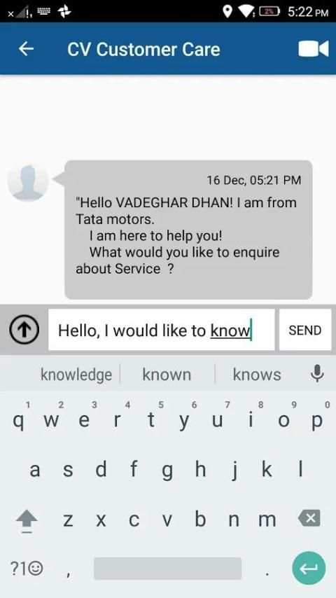 CV Customer Care स्क्रीनशॉट 4