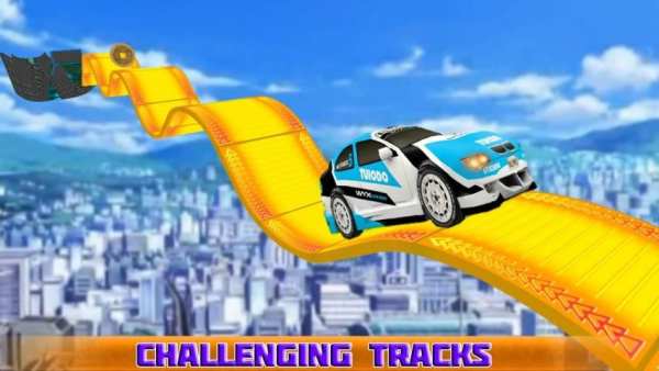 Stunts Car Challenge on Impossible Tracks screenshot 5