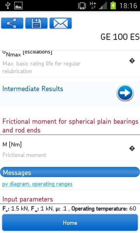 SKF Bearing Calculator скриншот 6
