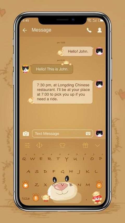 Emoji Keyboard - Teddy Bear скриншот 6