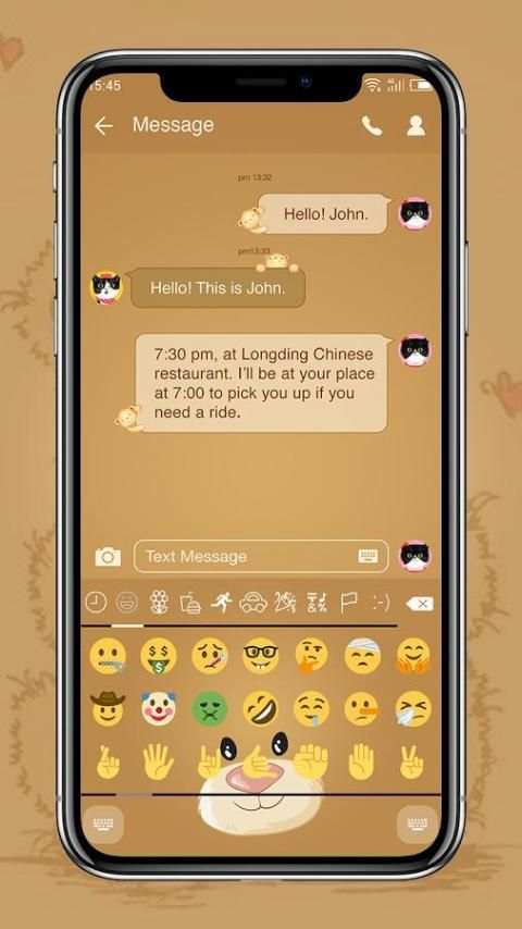 Emoji Keyboard - Teddy Bear скриншот 4