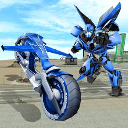 Flying Bike Steel Robots