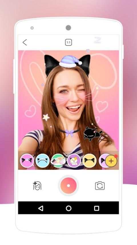 Cat Face Camera-Camera with filters&motion sticker screenshot 3