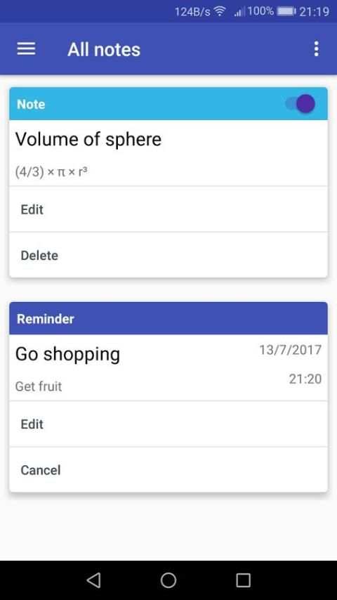 Notification Notes скриншот 3