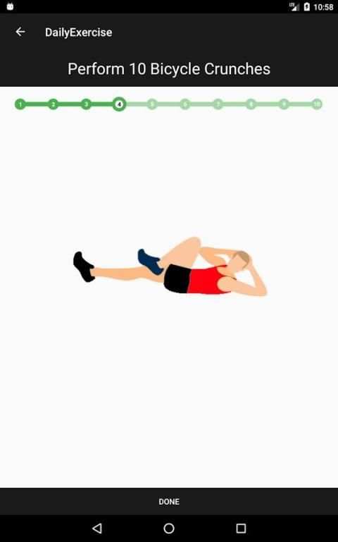 Daily Exercise स्क्रीनशॉट 9