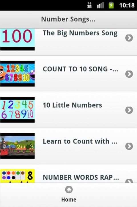 Number Kids Songs скриншот 1