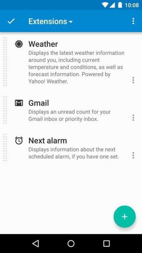 DashClock Widget 1 تصوير الشاشة