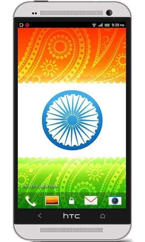 Indian Flag livefree wallpaper 2 تصوير الشاشة