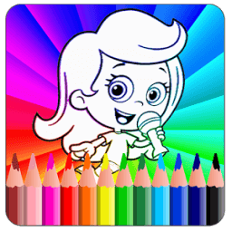 Coloring Page Bubbl Guppi أيقونة