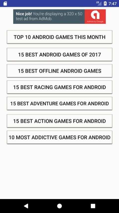 Top 10 Android Games - New Games List स्क्रीनशॉट 1