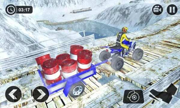 Offroad Quad Bike Cargo Delivery: ATV Rider Sim скриншот 10