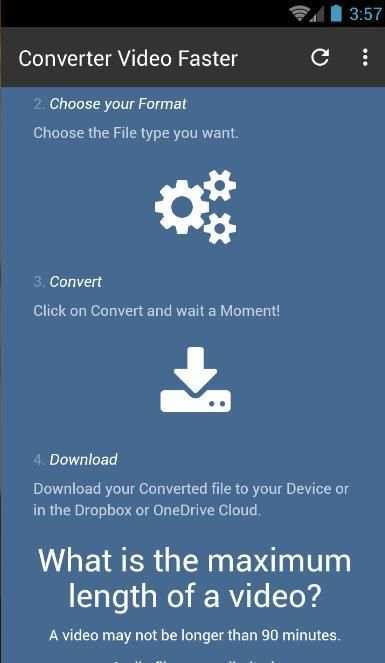 Converter Video Faster screenshot 1