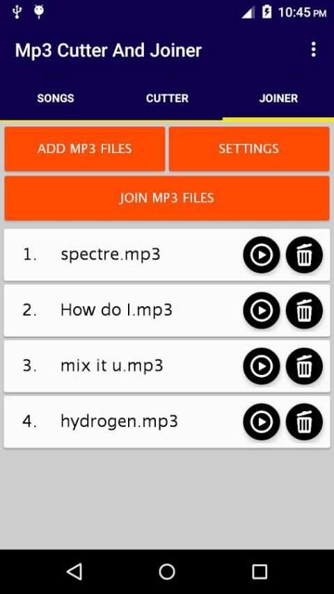 Fast Mp3 Cutter and Joiner 4 تصوير الشاشة