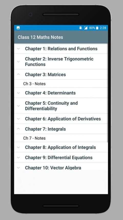 Class 12 Maths Notes screenshot 5