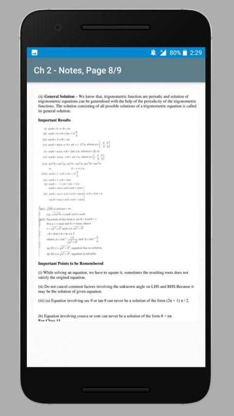 Class 12 Maths Notes скриншот 3