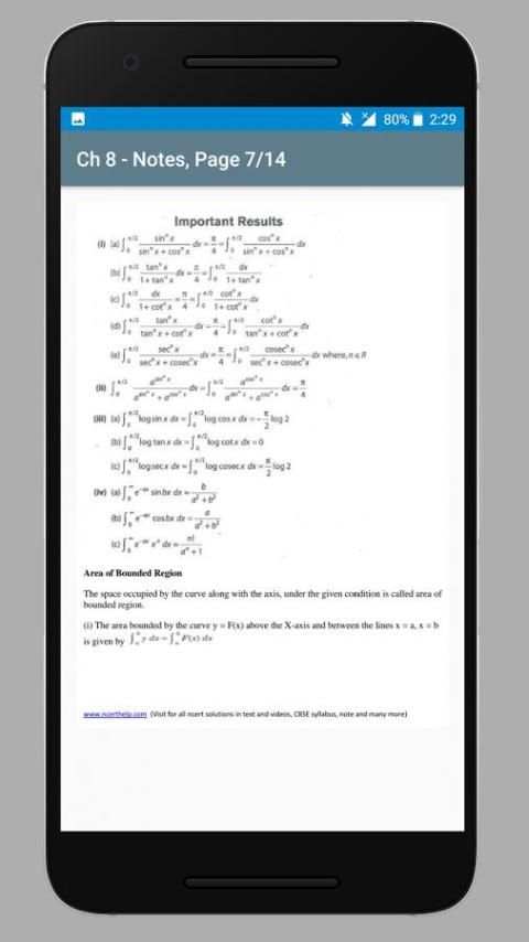 Class 12 Maths Notes screenshot 2