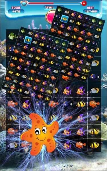 Match-3 Fish World screenshot 6