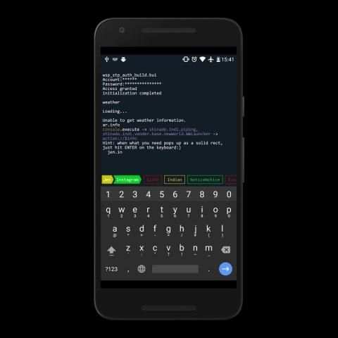 Aris - Terminal Launcher 3 تصوير الشاشة