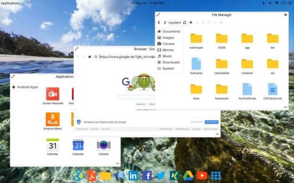 Leena Desktop UI (Multiwindow) स्क्रीनशॉट 1