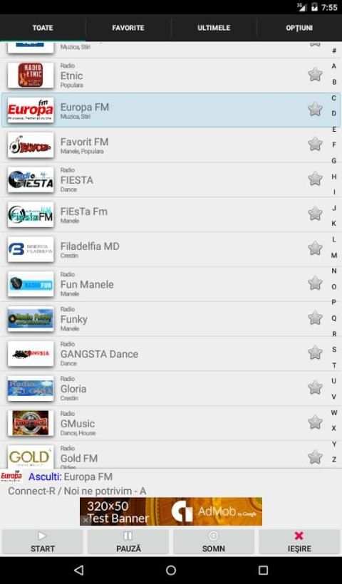 Radiouri din Romania online 1 تصوير الشاشة