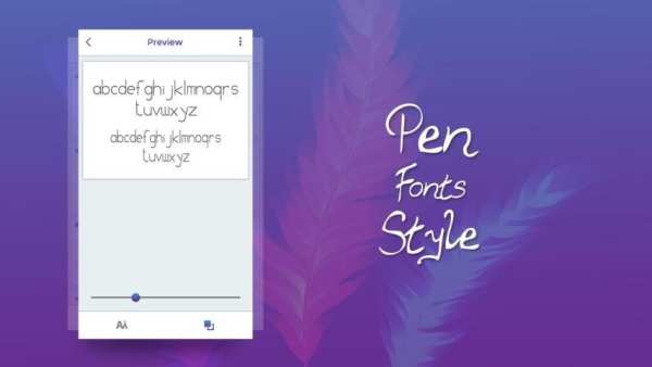 Pen Fonts Style screenshot 1