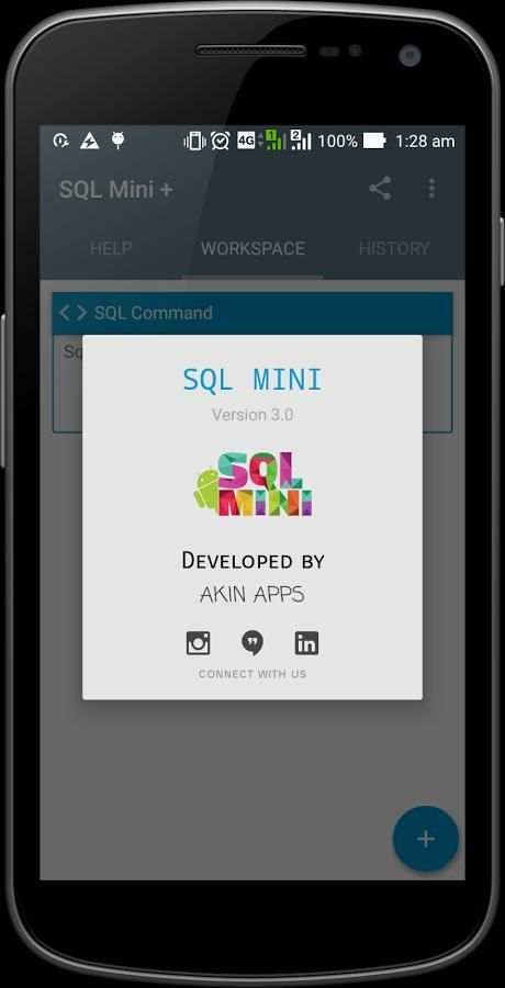 SQL Mini - SQLite Editor 5 تصوير الشاشة