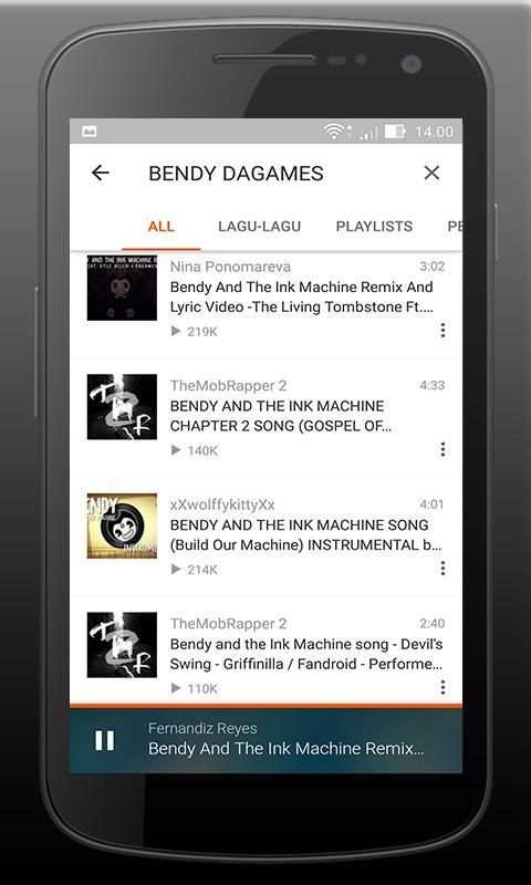 BENDY Dagames Full Songs скриншот 3