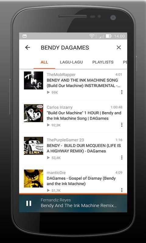 BENDY Dagames Full Songs скриншот 2