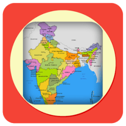 India Maps with Capital आइकन