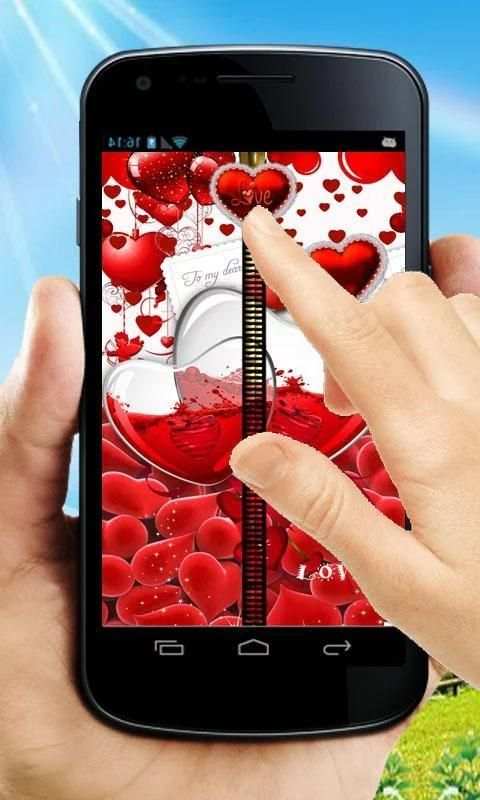 Love Zipper Lock Screen скриншот 8
