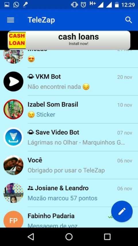 TeleZap Messenger скриншот 3