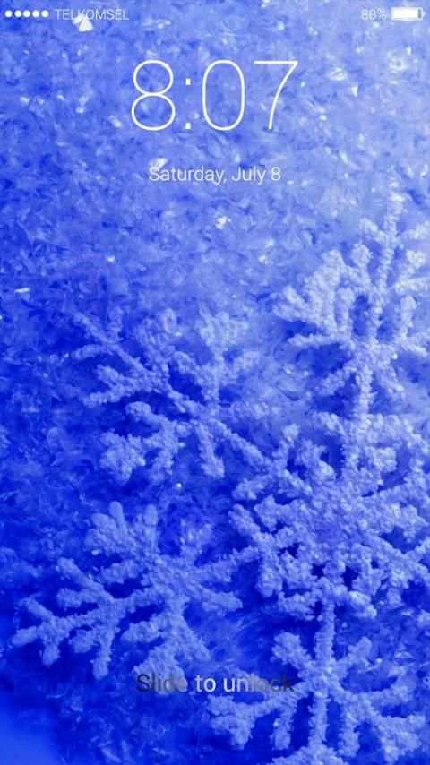 Snow Lock Screen Pro скриншот 5