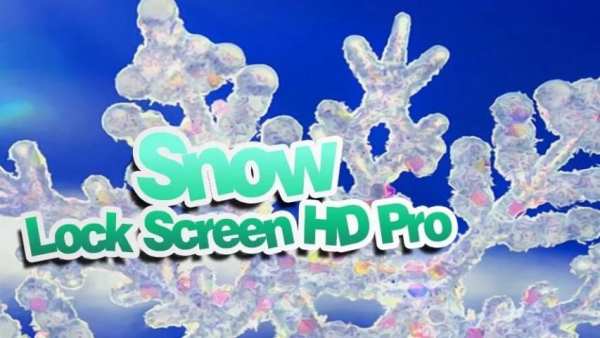Snow Lock Screen Pro скриншот 3