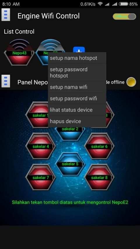 Engine Wifi Control скриншот 1
