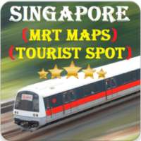 Singapore MRT Map With Tourist Attractions Map on 9Apps