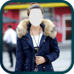 Girls Winter Dress Photo Suit icon