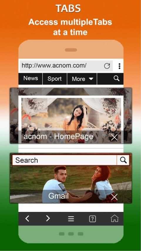 Indian Browser - 4G Browser 4 تصوير الشاشة