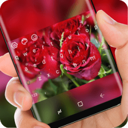 Love Red Rose Keyboard Romantic Theme иконка