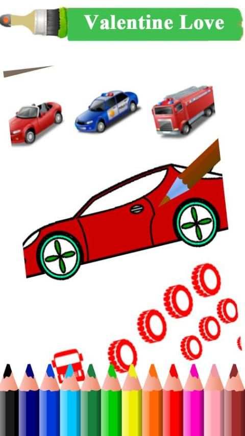 Coloring Vehicles скриншот 1