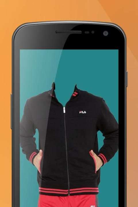 Men Sweatshirt Photo Suit screenshot 2