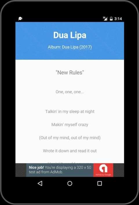 Best Music Lyric Dua Lipa screenshot 1