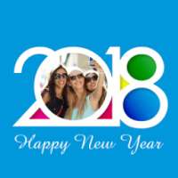 New Year 2018 Photo Frame