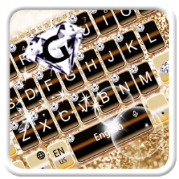 Красивая тема с золотым бриллиантом иконка