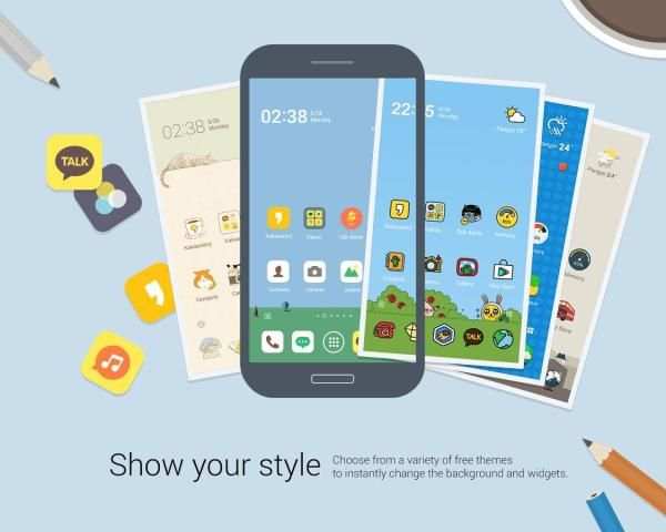 KakaoHome - launcher, theme скриншот 6