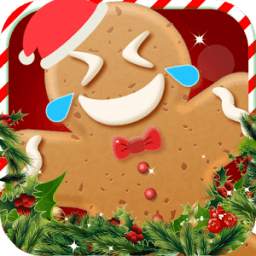 Xmas Gingerbread Emoji for WhatsApp