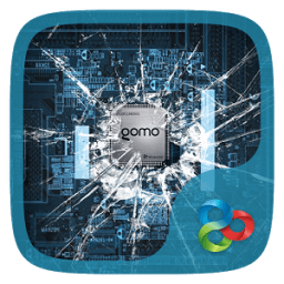 Broken Glass Parallax Go Launcher Theme иконка