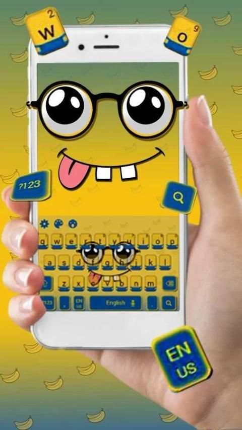 Mini Friends Keyboard Theme скриншот 4