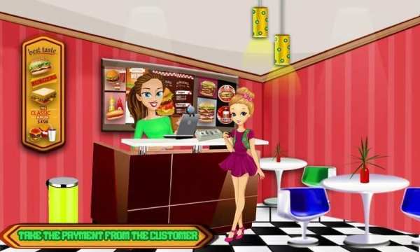 Burgers Maker Fast Food Shops & Restaurant Games screenshot 1